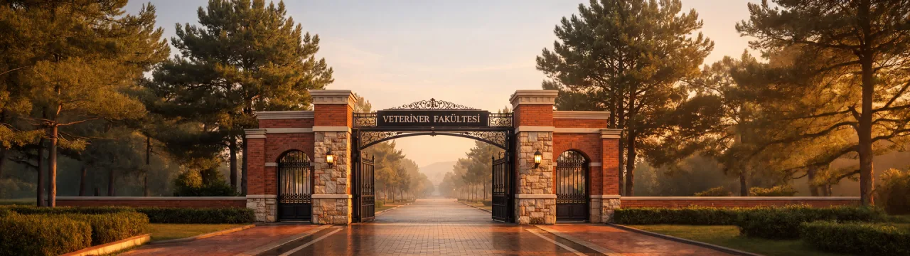 Veteriner Fakültesi Giriş Kapısı Resmi