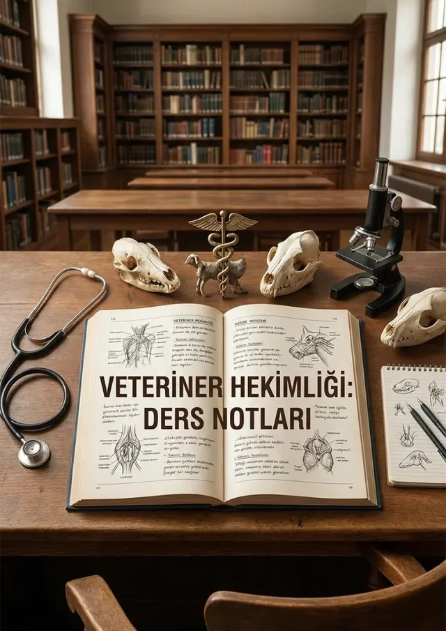 Erciyes Üniversitesi Veteriner Hekimliği Tarihi ders notları ve geçmişten günümüze mesleki evrimi simgeleyen kitap